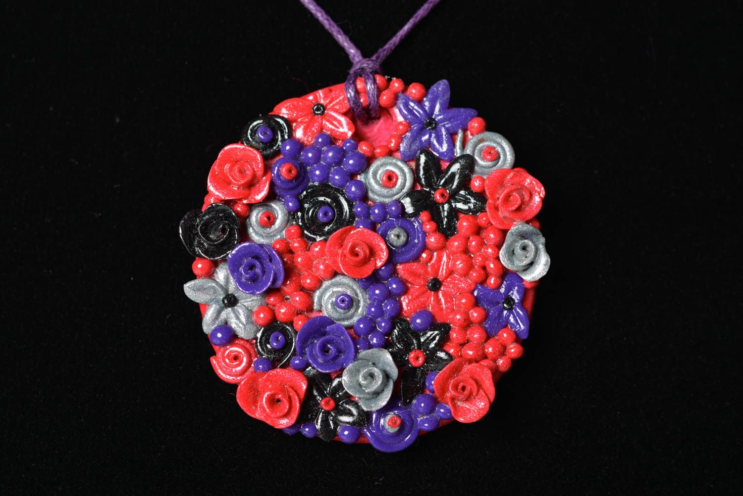 Homemade jewelry pendant necklace polymer clay charm necklace fashion jewelry photo 5