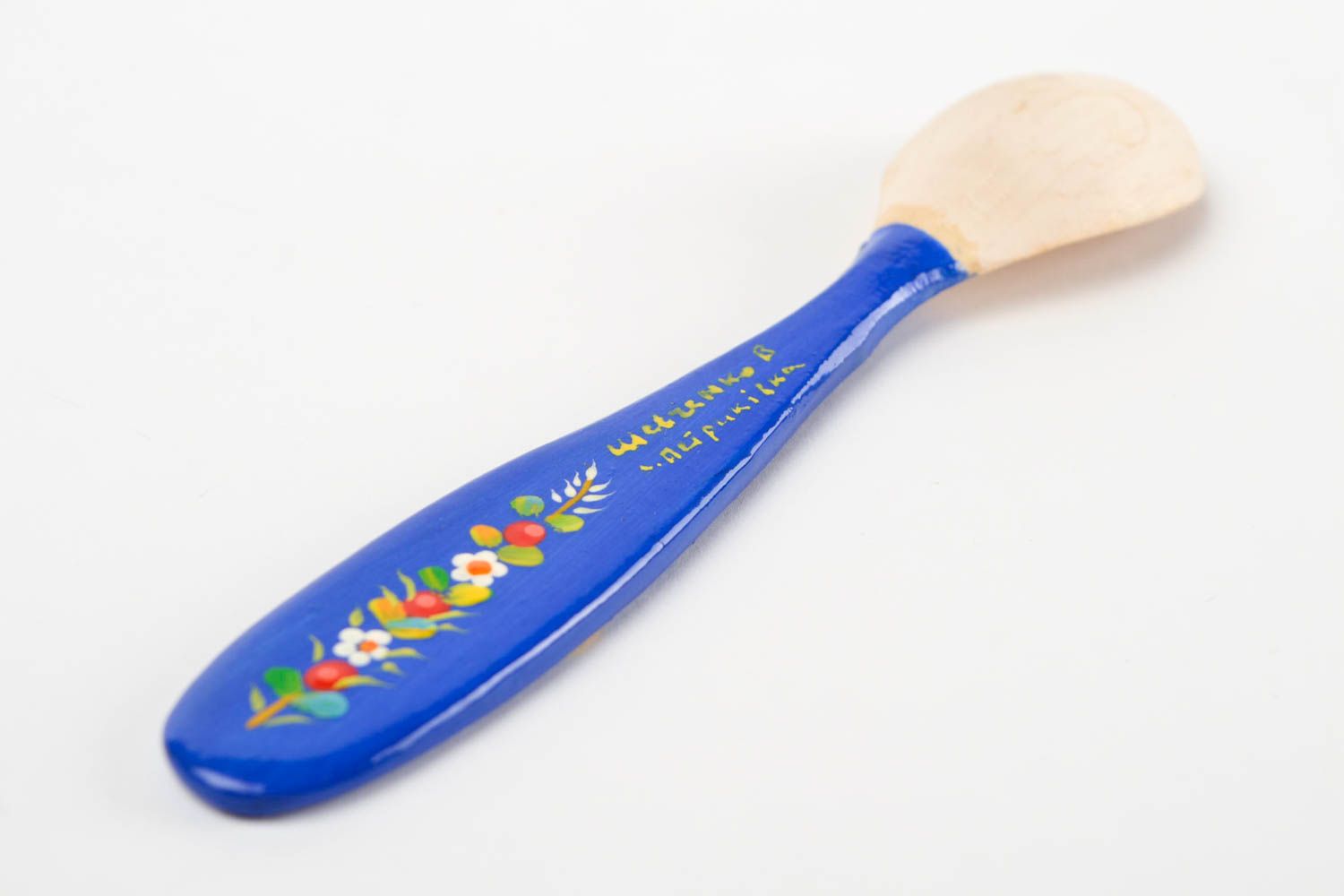 Handmade painted wooden spoon kitchen utensils cooking tools kitchen design photo 5