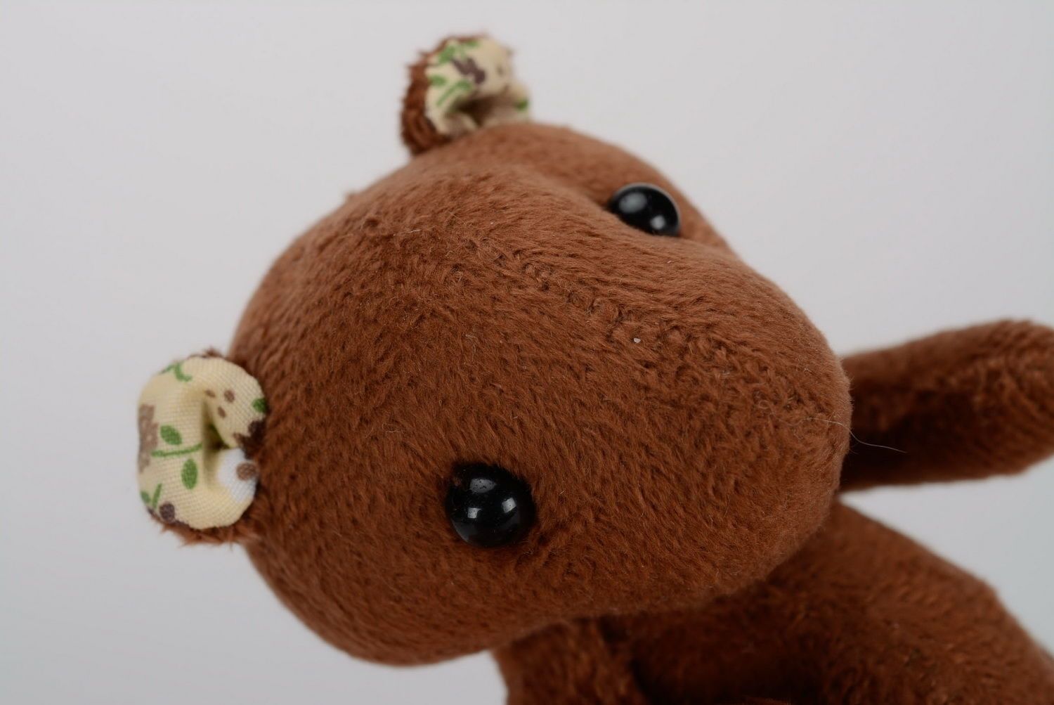 Toy made of plush and cotton Bear photo 3
