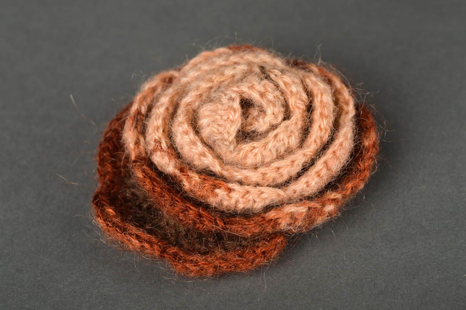Unusual handmade crochet scrunchie hair tie for kids designer hair accessories photo 2