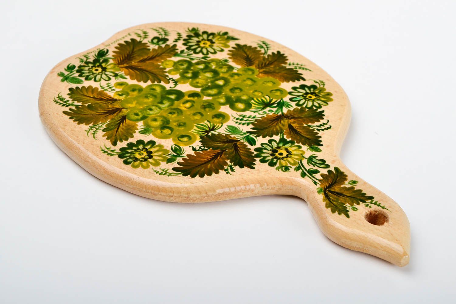Tabla de cortar decorada hecha a mano accesorio de cocina souvenir original  foto 3