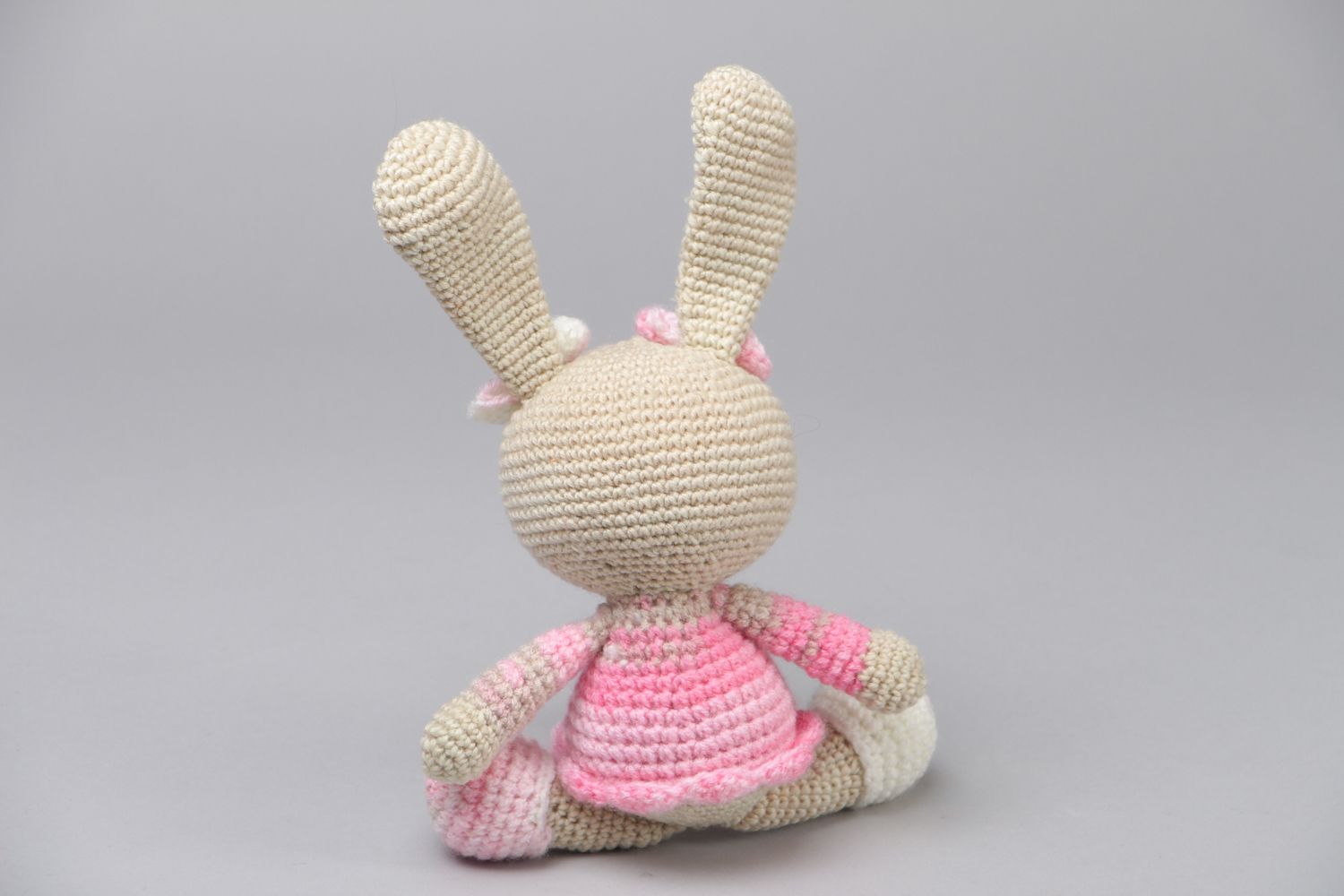 Soft crochet toy Hare photo 3