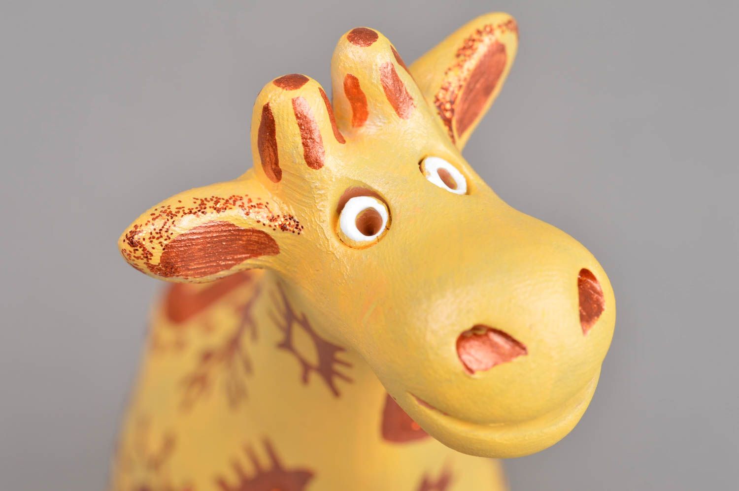 Ceramic animal whistle clay toy ceramic statuette for home decor gift for baby photo 4