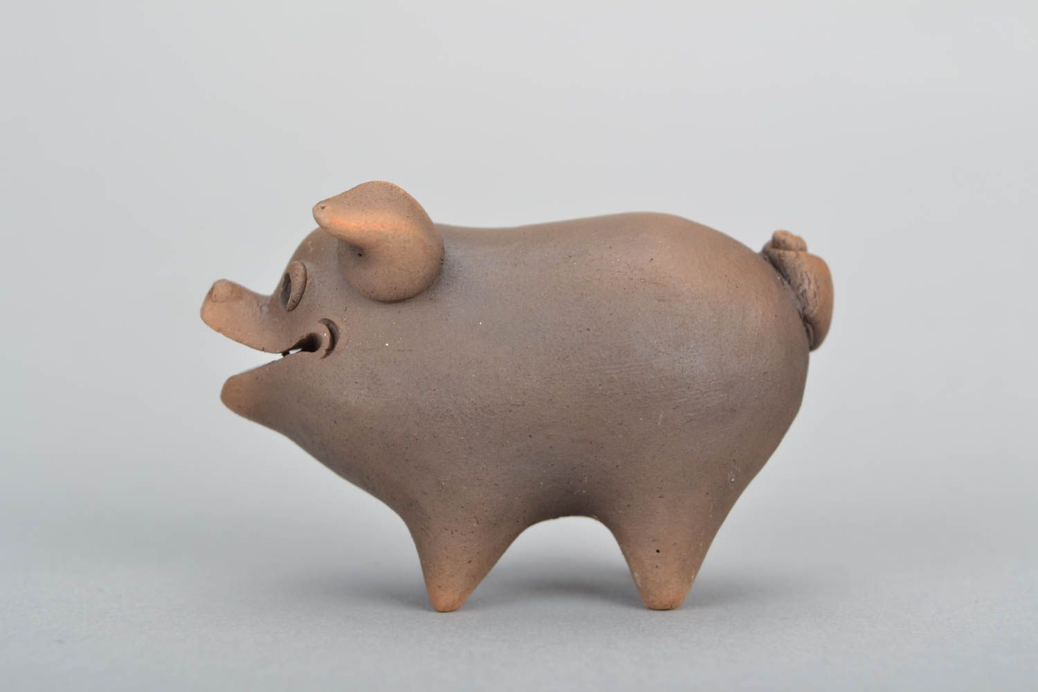 Ceramic rattle pig photo 5