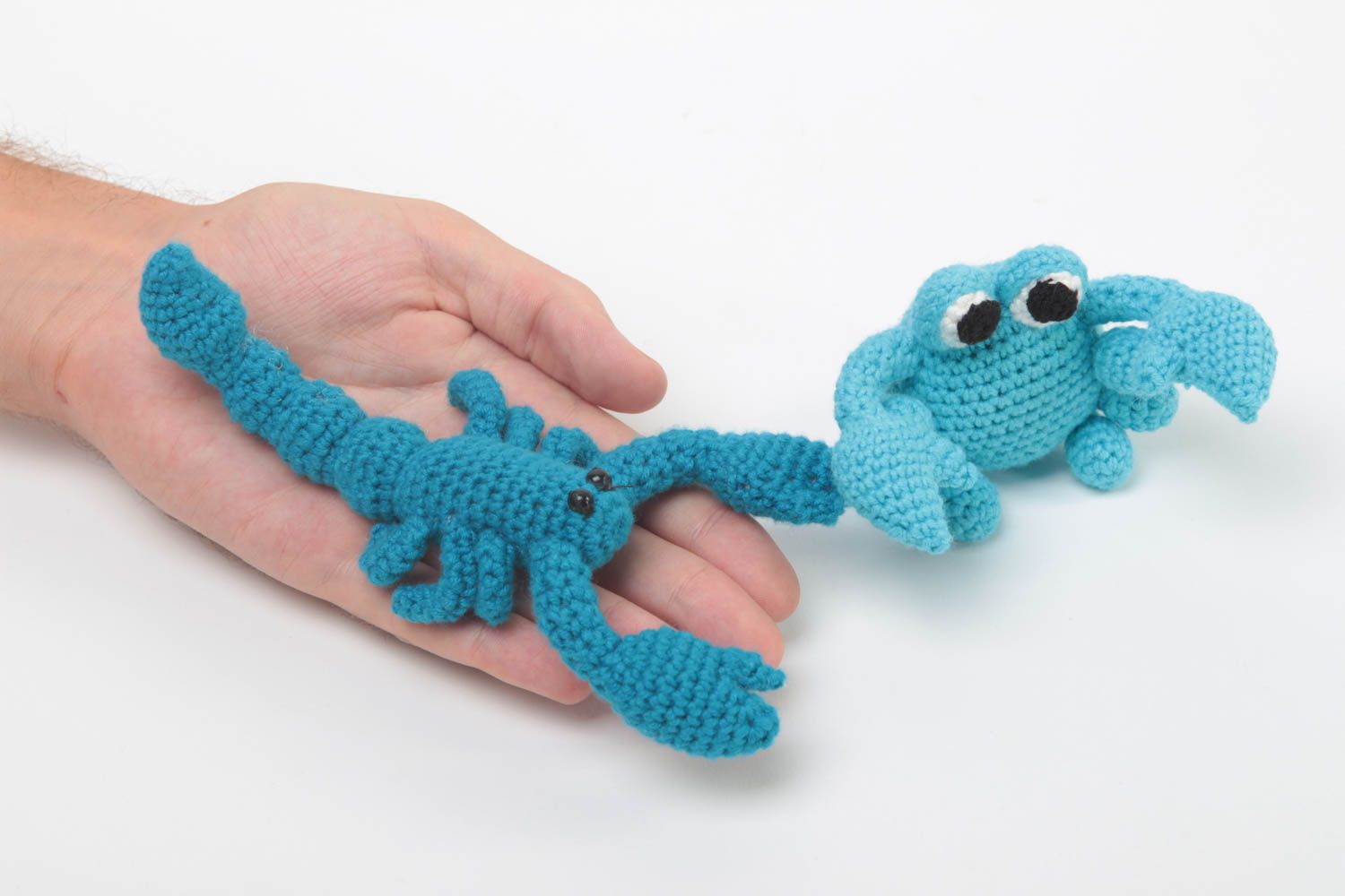 Häkel Kuscheltier Skorpion und Krebs Kuscheltier Spielsachen für Kinder foto 5