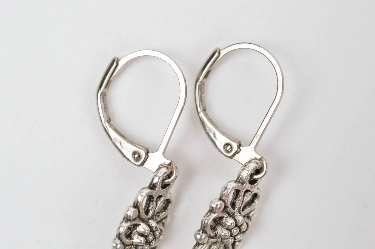 Handmade Glas Ohrringe Accessoire für Frauen Damen Schmuck modisch bunte Blumen foto 4
