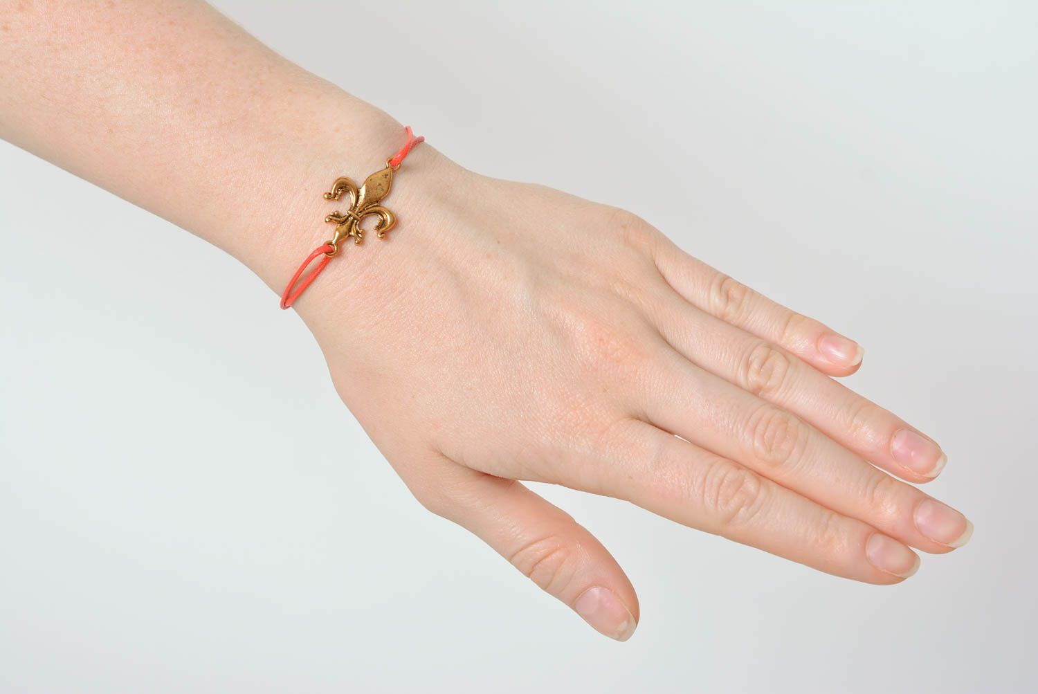 Handmade textile bracelet stylish wrist accessory female bracelet gift for her photo 3
