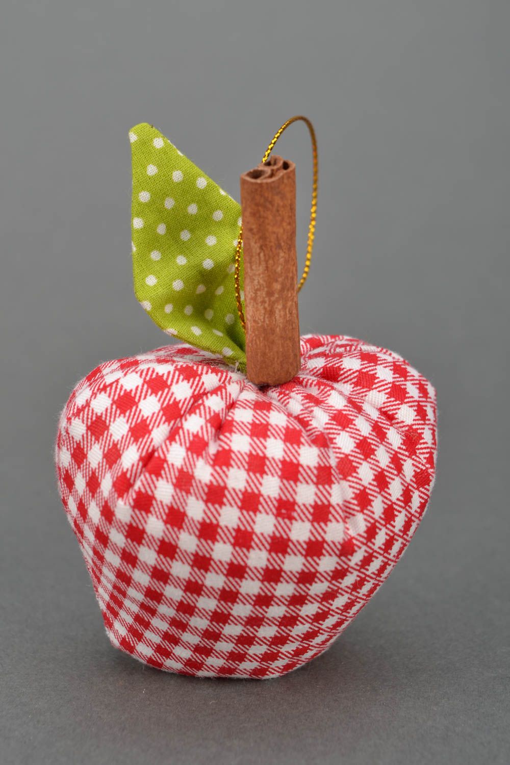 Kuschel Apfel aus Stoff
 foto 3