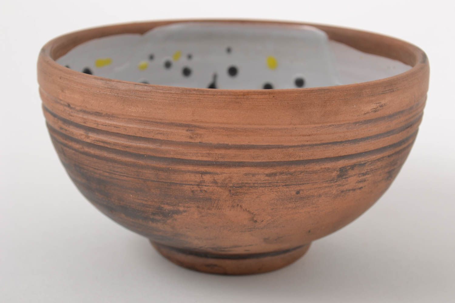 Handmade ceramic bowl decoration for home handmade tableware accessory for home  photo 2