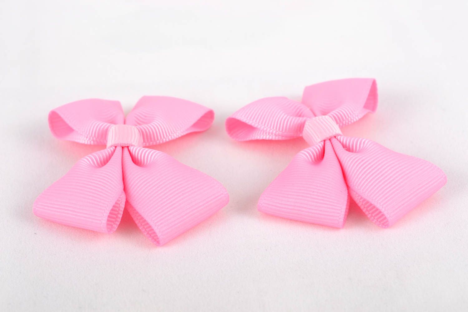 Unusual handmade textile bows hair bow brooch jewelry jewelry making supplies photo 4