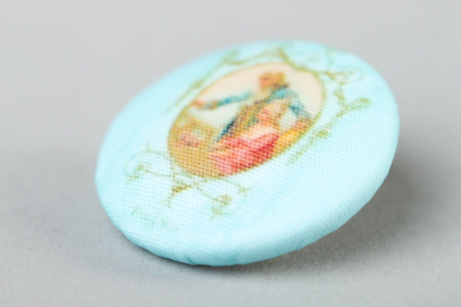 Handmade designer accessory for clothes unusual beautfiul button elegant button photo 2