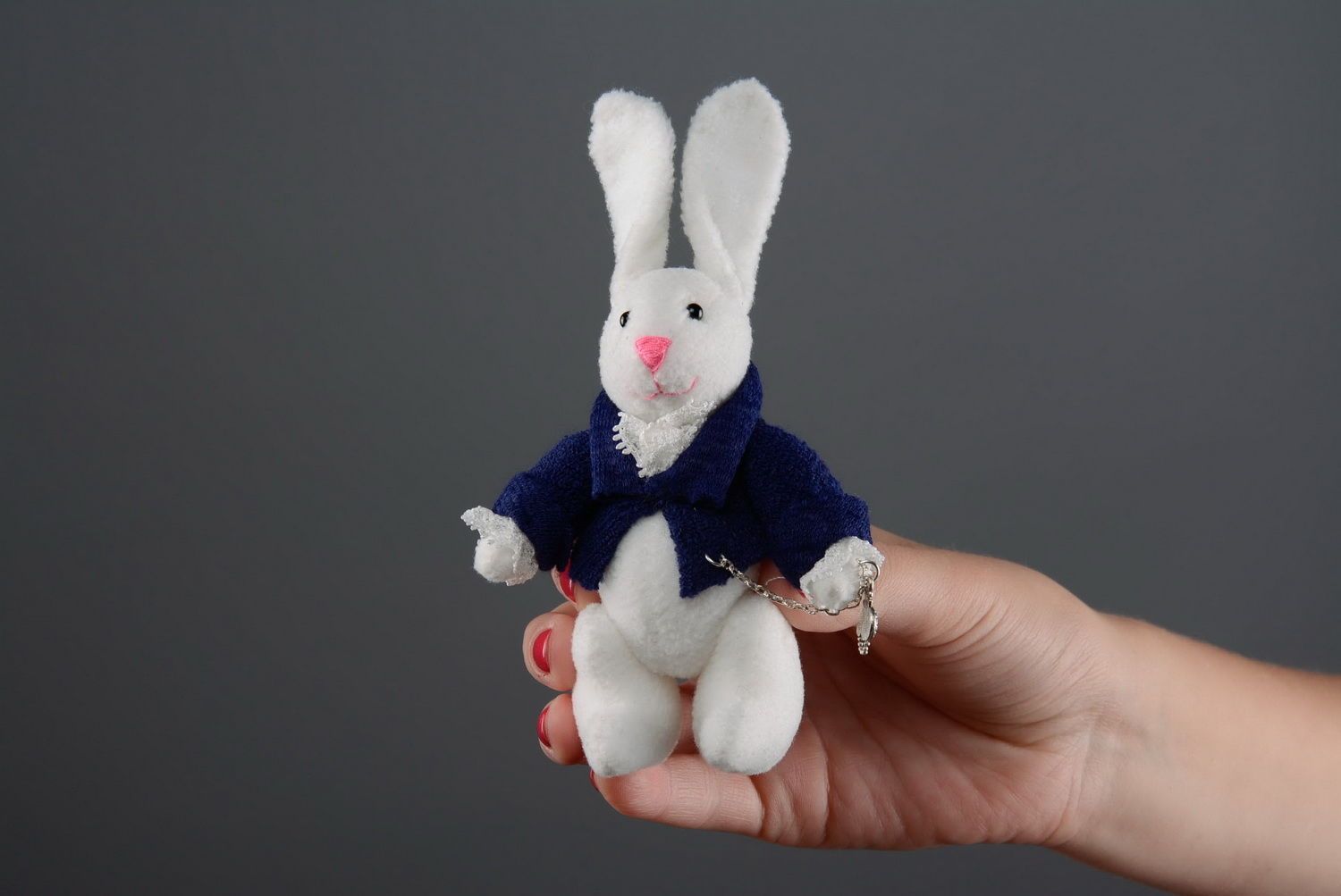 Toy made of fleece Rabbit Baron photo 2