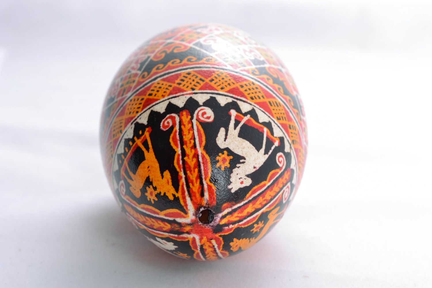 Huevo de Pascua pintado a mano Caballos foto 5