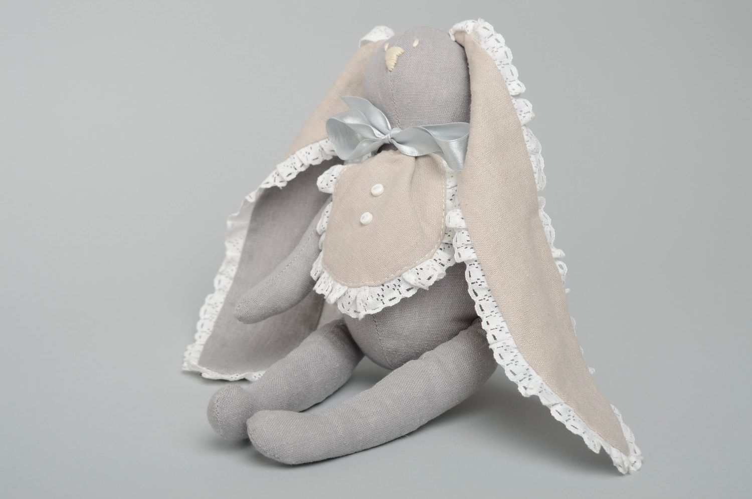 Handmade soft toy Gentleman Rabbit photo 1