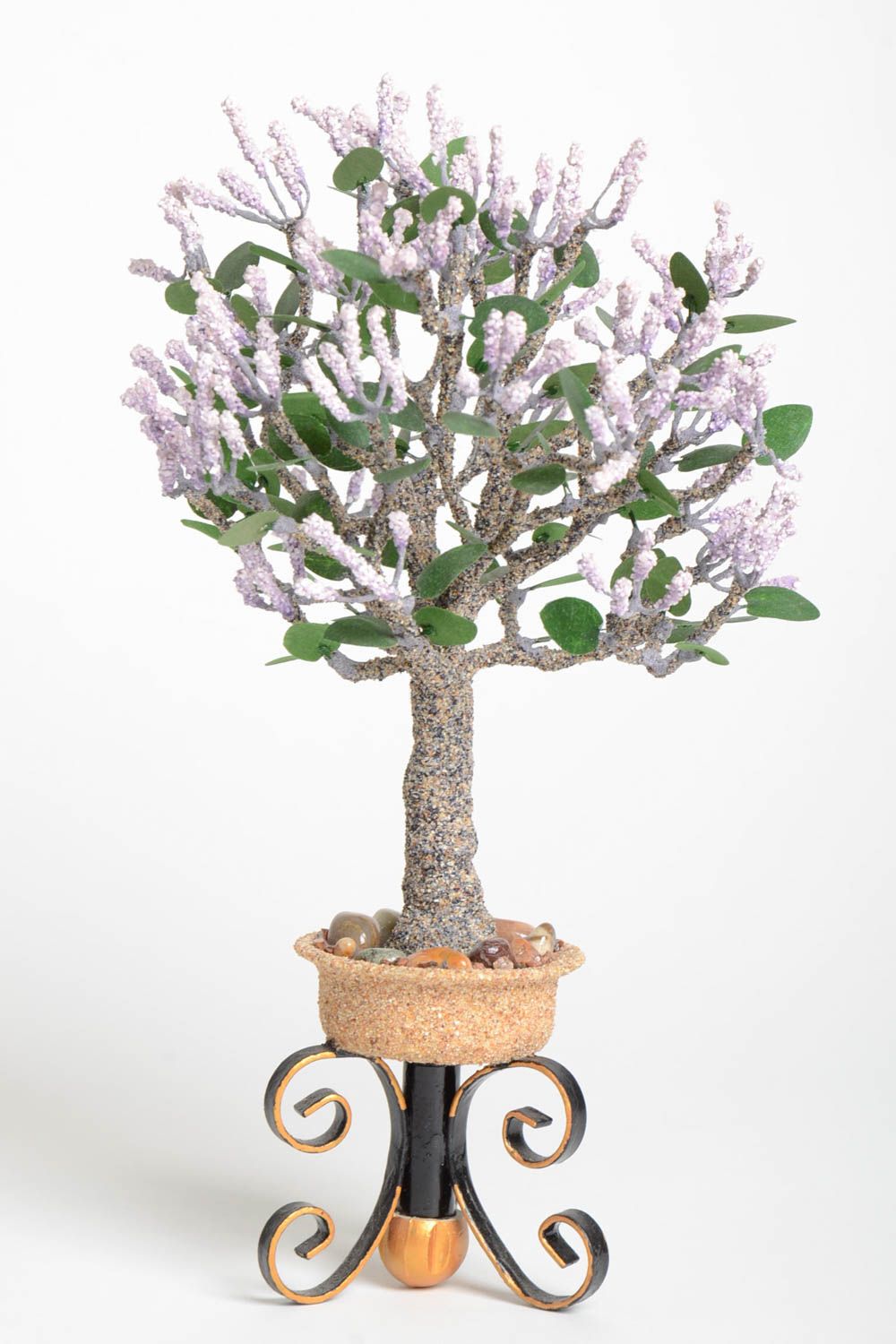 Handmade tree  decor ideas home decor tree with flowers artificial tree photo 2