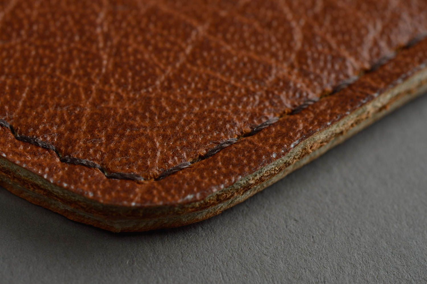 Unusual handmade leather key case unisex key case leather goods gift ideas photo 5