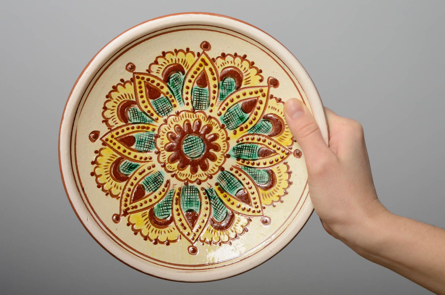 Handmade decorative plates photo 4
