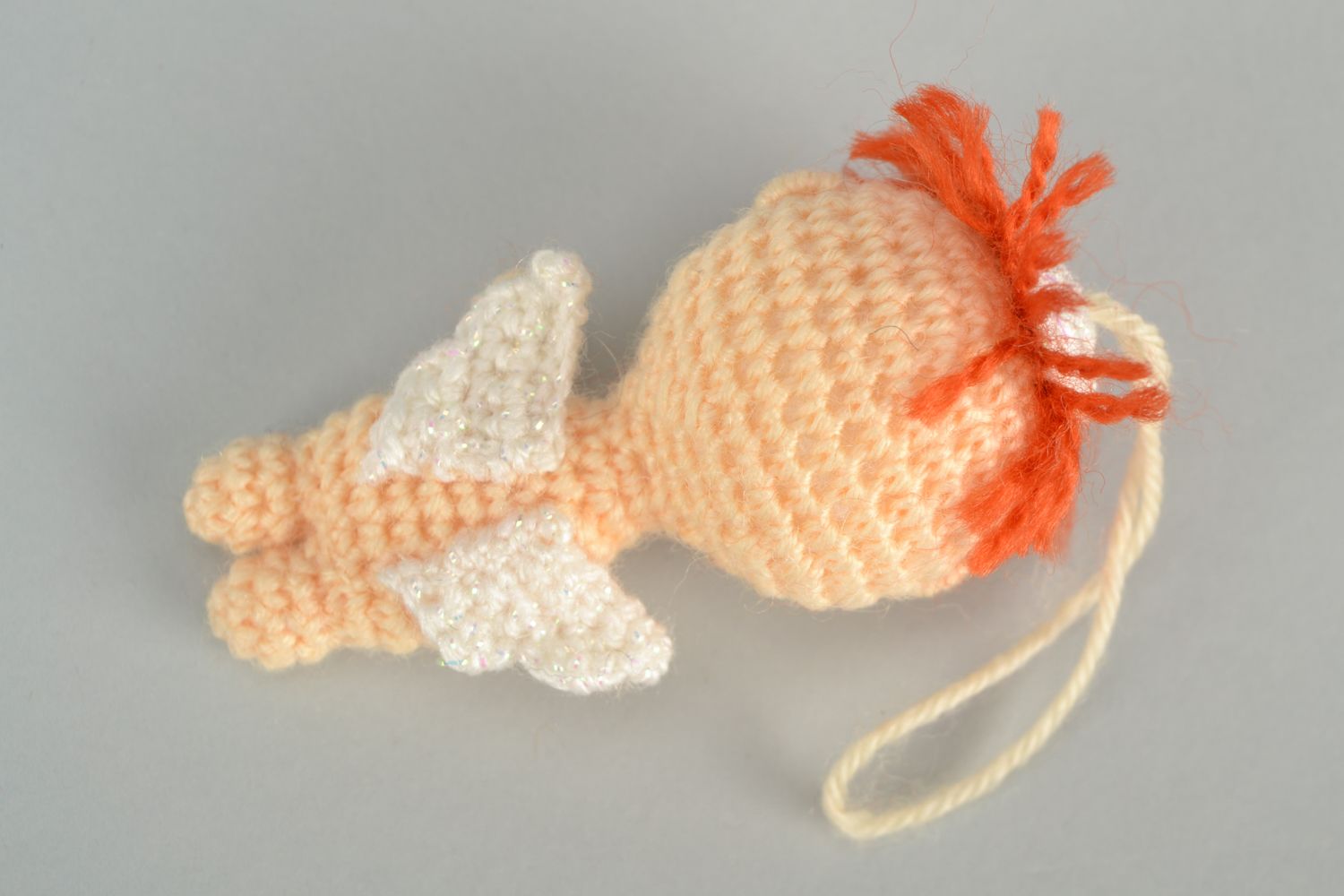 Small crochet designer toy angel photo 4