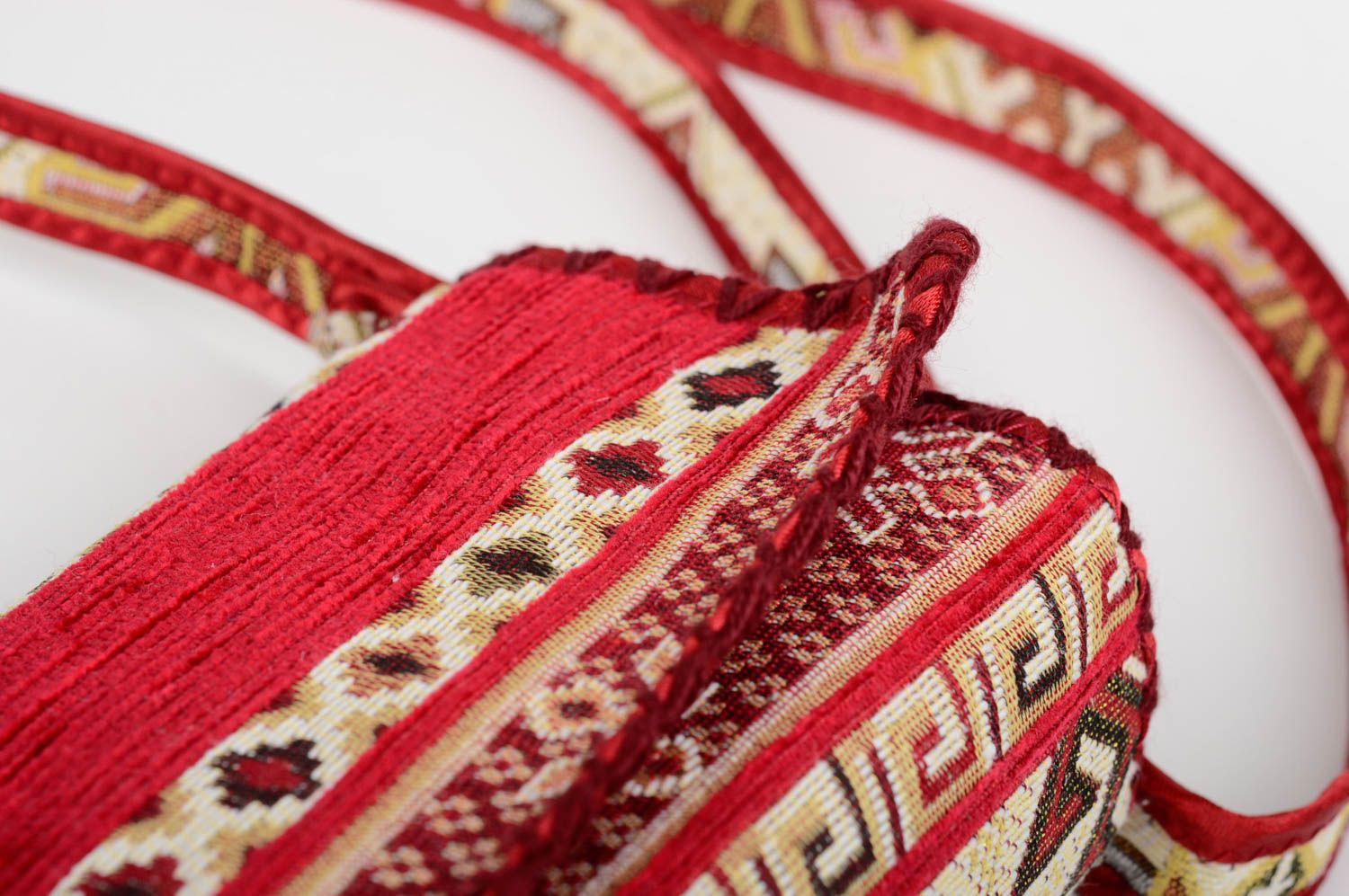 Bolso hecho a mano étnico de tela accesorio femenino regalo para mujeres foto 5