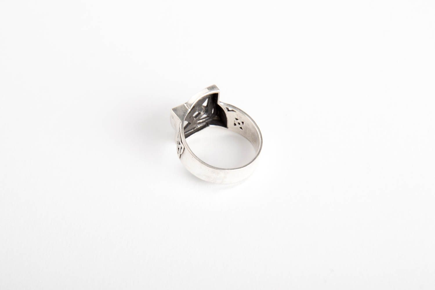 Украшение ручной работы серебряный перстень подарок для мужчины кельты фото 3
