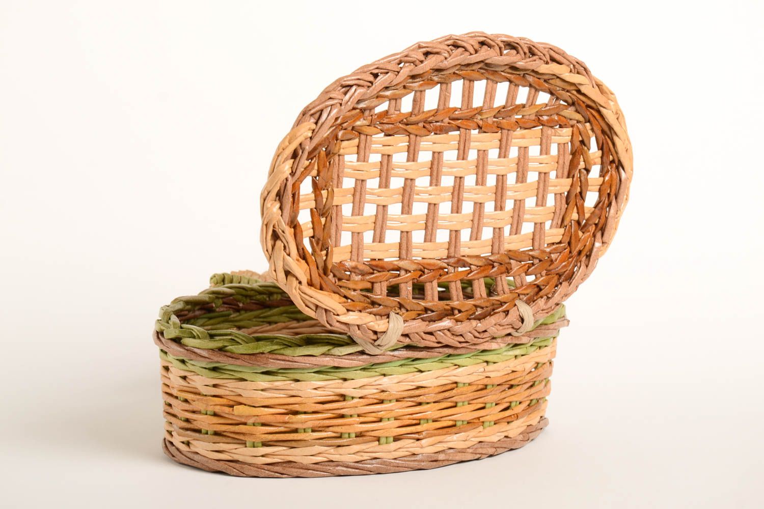 Handmade woven basket designer lovely accessory beautiful kitchen utensils photo 3