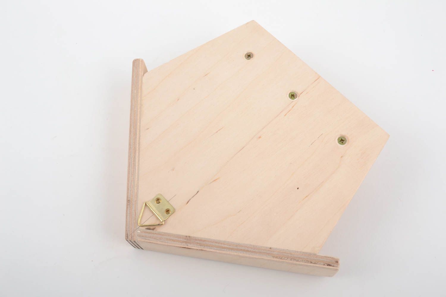 Handmade designer plywood craft blank for decoupage wall key hanger House photo 3