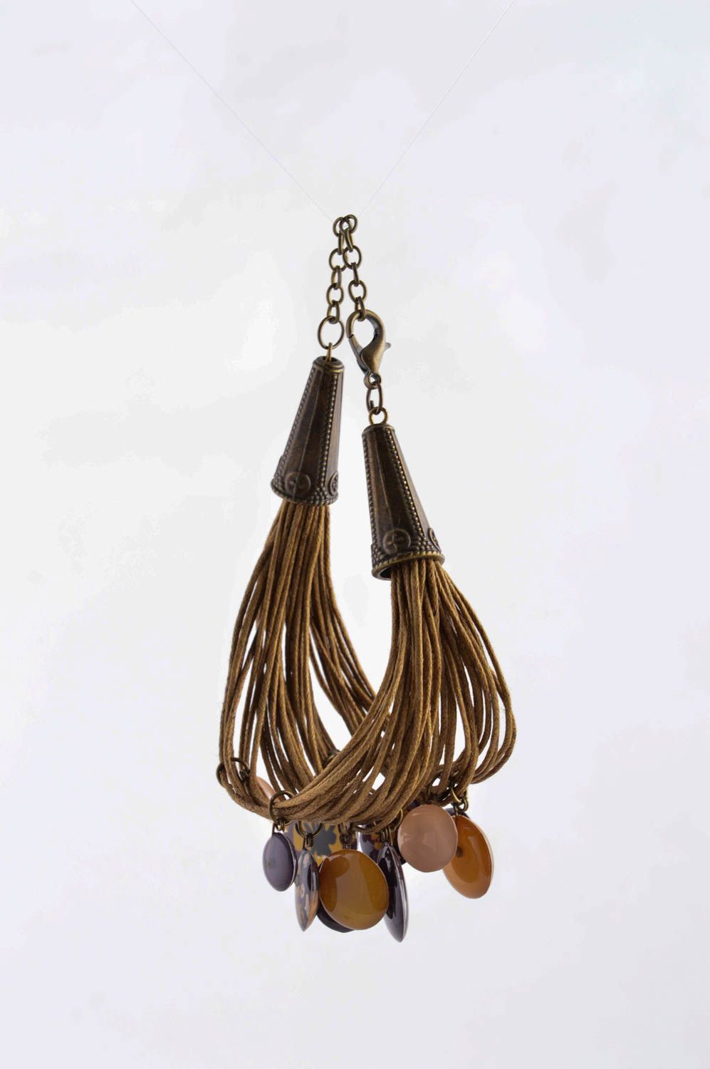 Pulsera artesanal elegante accesorio para mujer de cordones regalo original foto 5