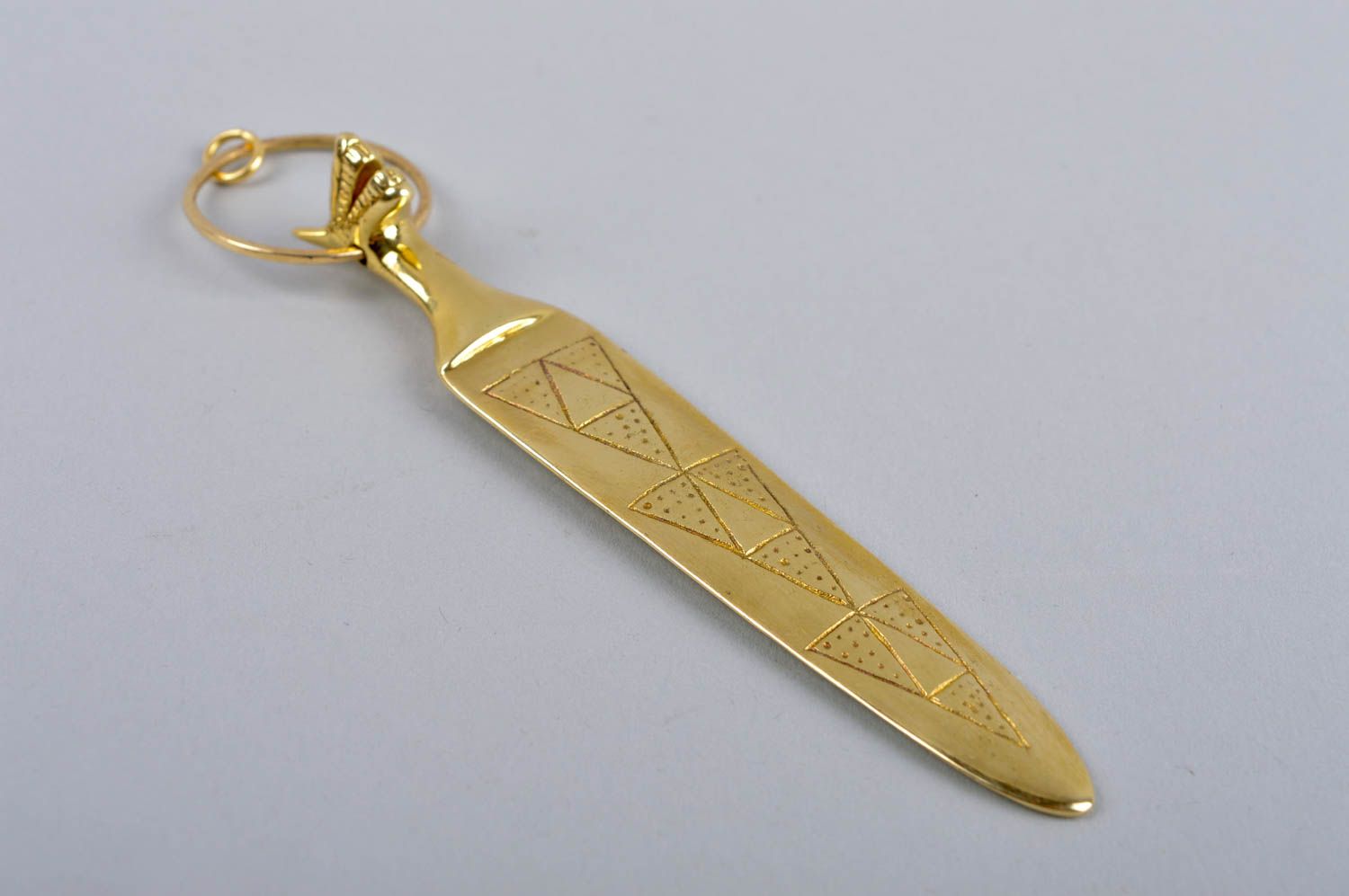 Handmade brass pendant metal jewelry brass accessories fashion jewelry photo 2