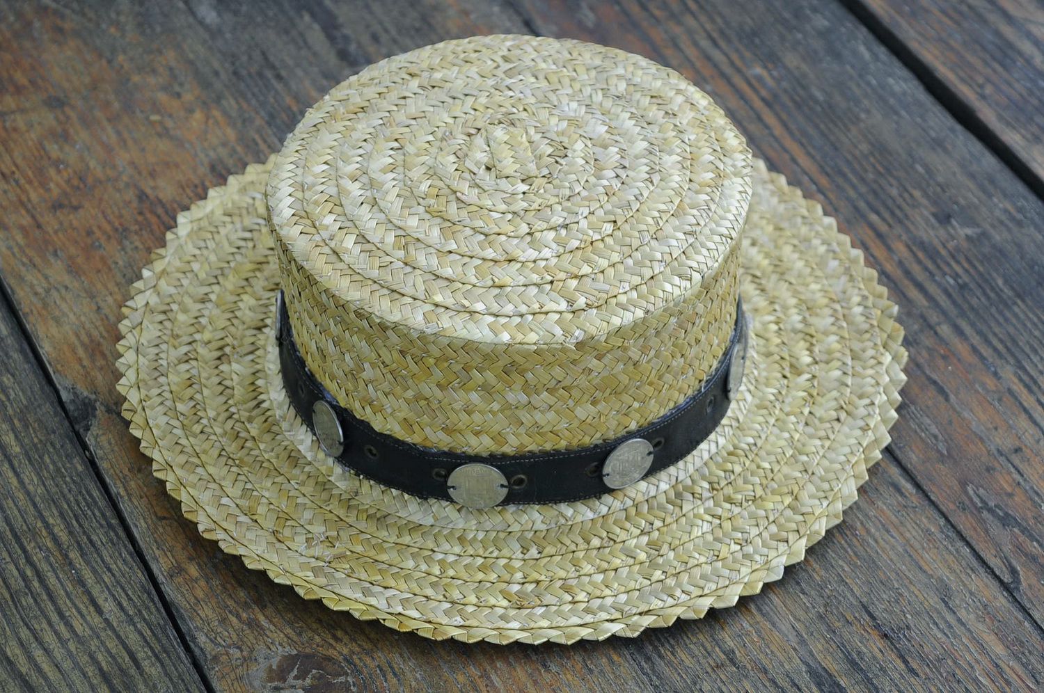 Men's hat with coins photo 4