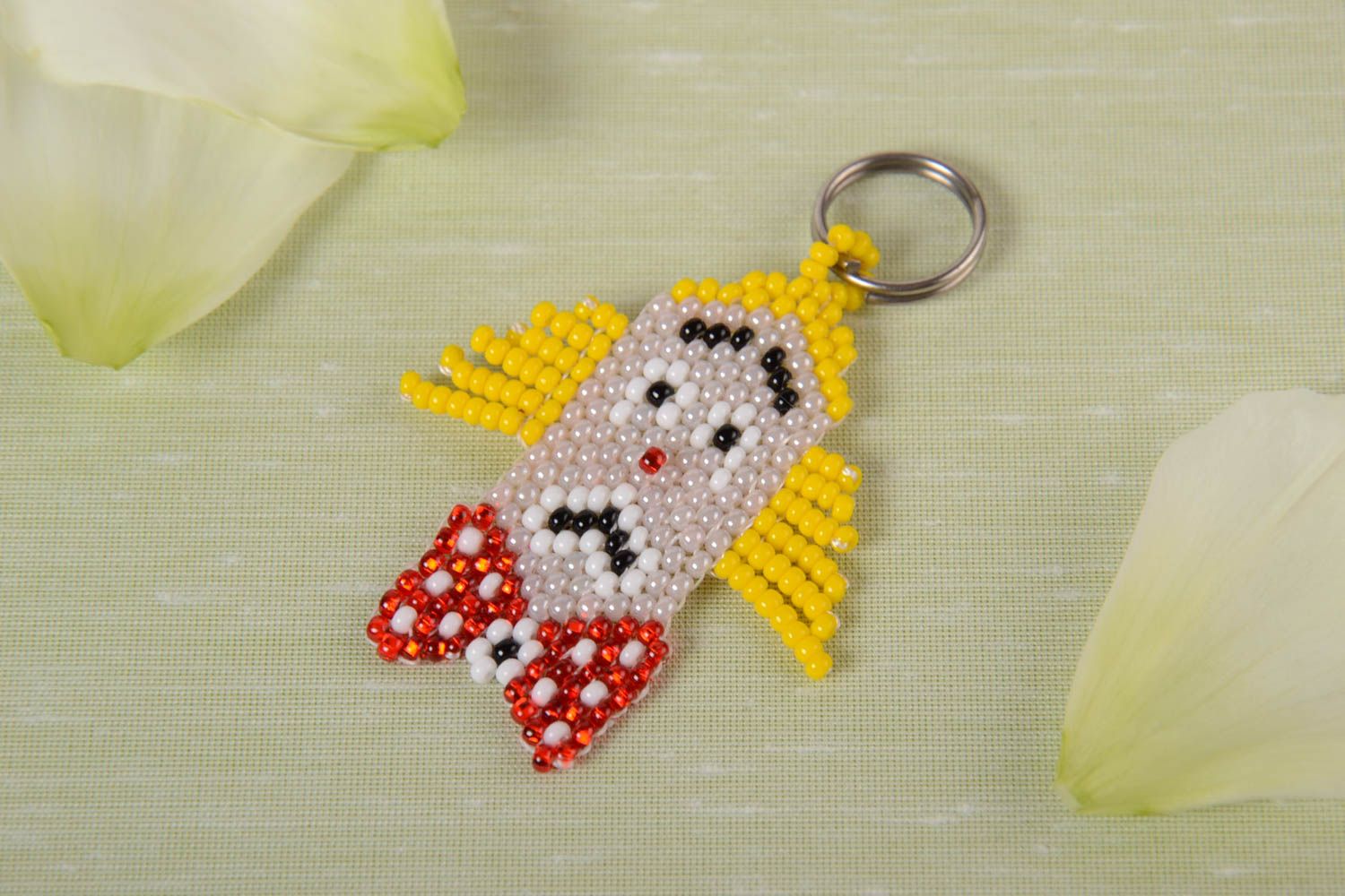 Keychain in shape of clown handmade stylish accessories cute souvenirs photo 1