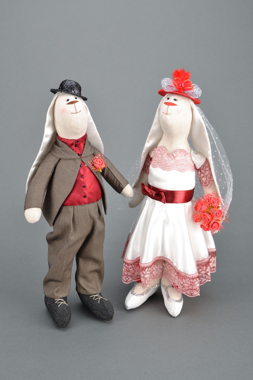 Soft toys Bride and Groom photo 3