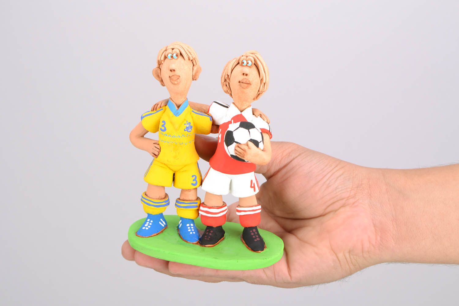 Figurine originale Deux footballeurs photo 2