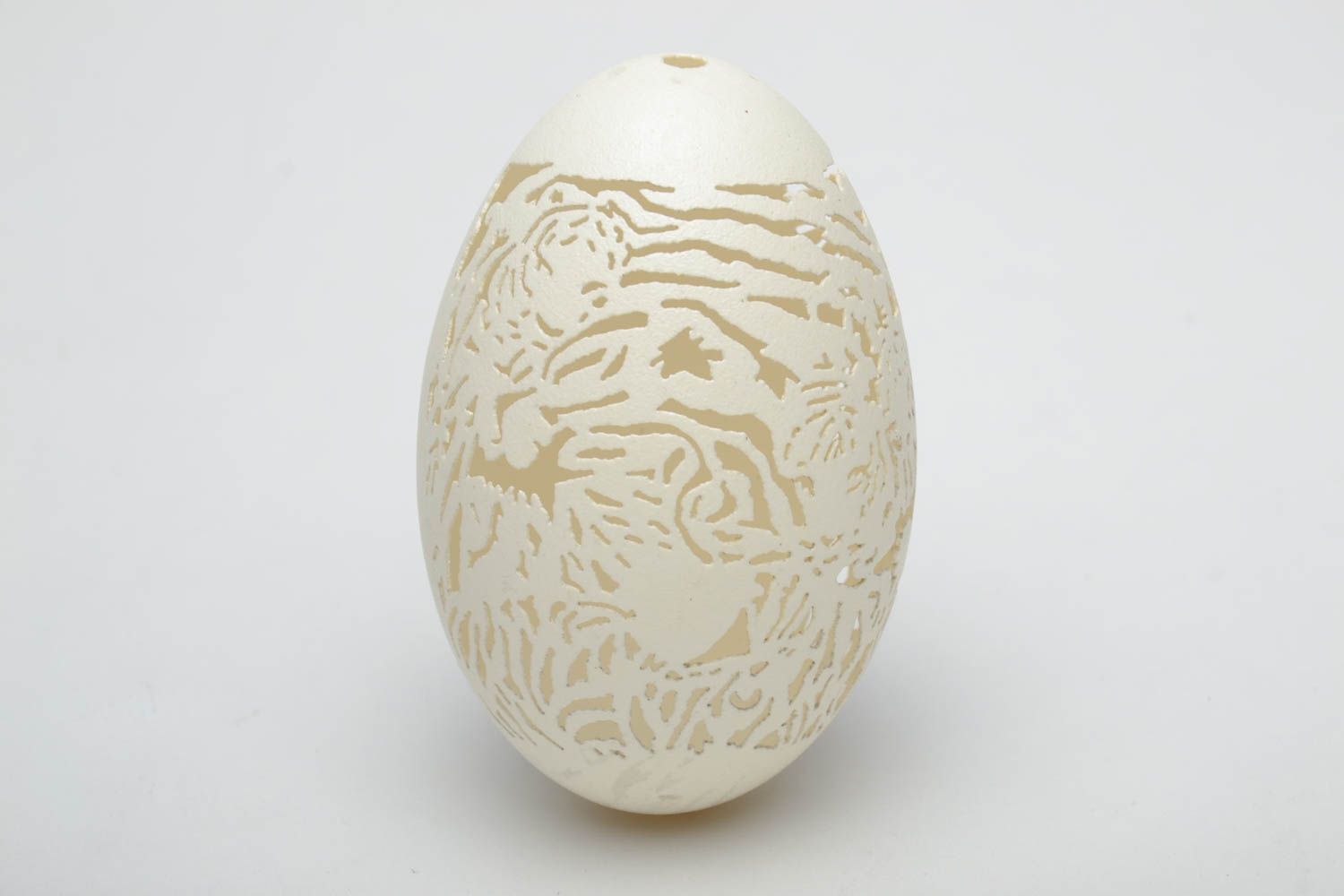 Engraved goose egg elegant home decor photo 2