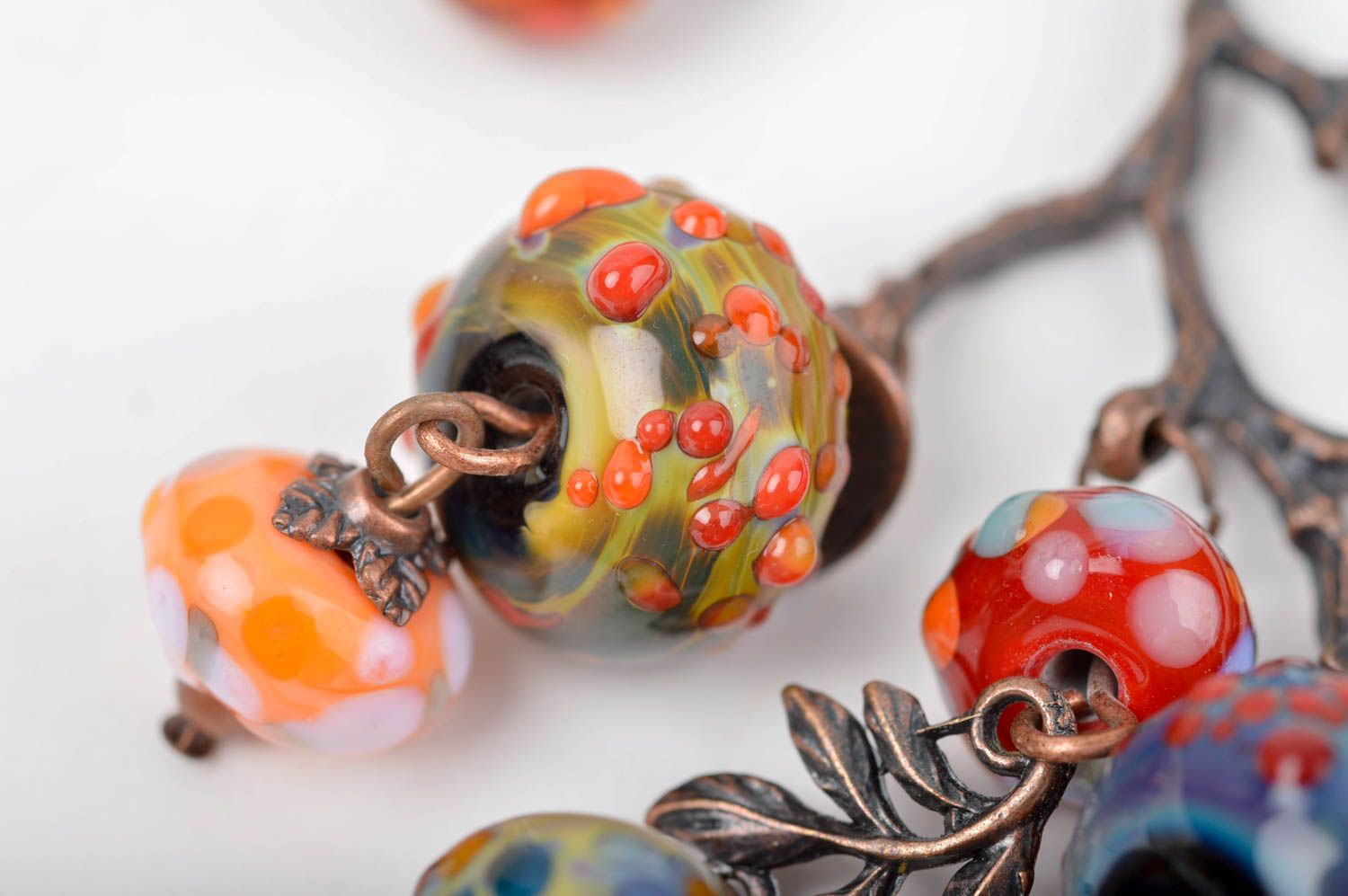 Handmade pendant glass pendant unusual accessory gift ideas handmade jewelry photo 2