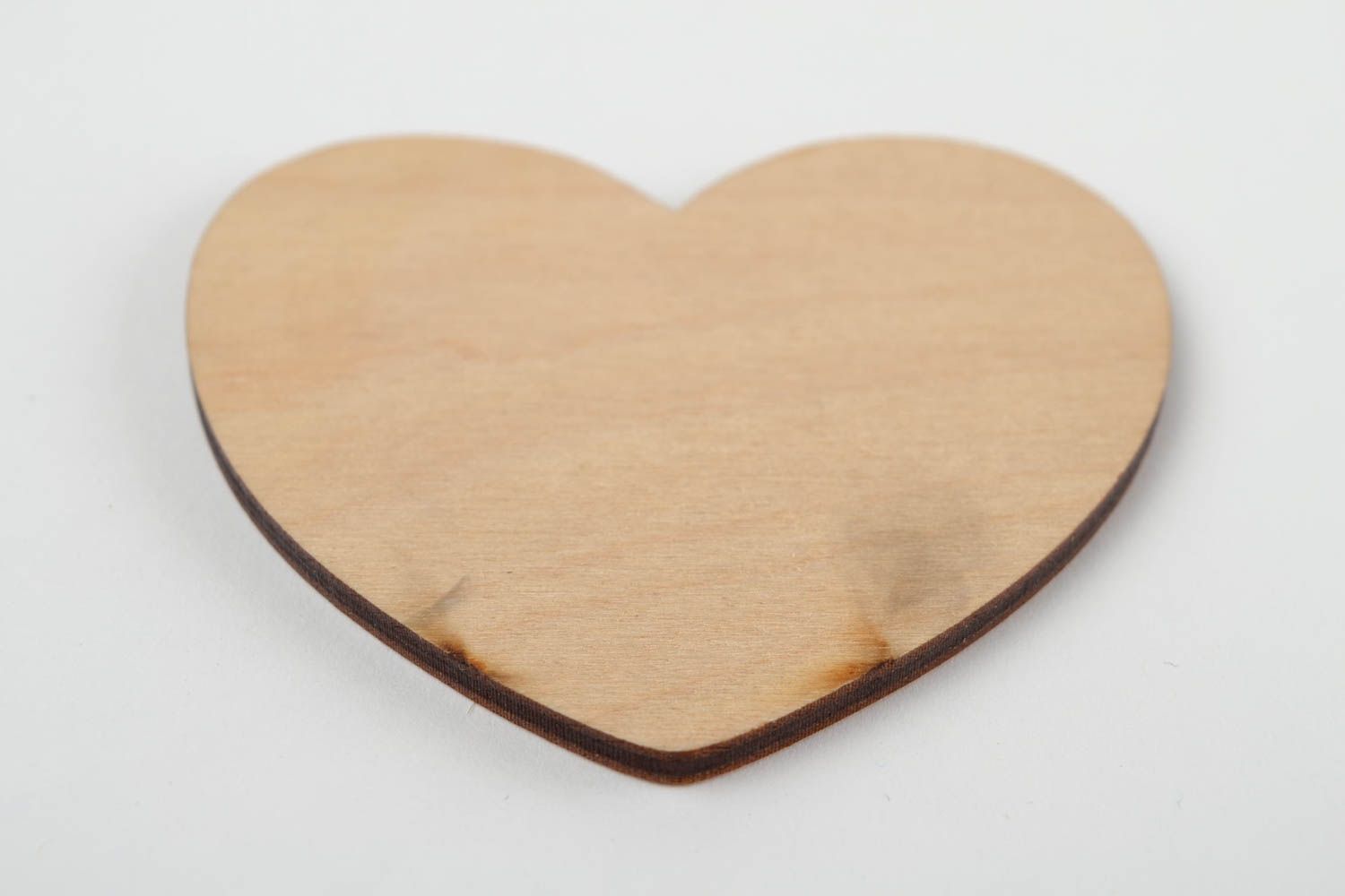 Handmade Figur aus Holz Holzfigur zum Bemalen Holzartikel zum Gestalten Herz foto 5
