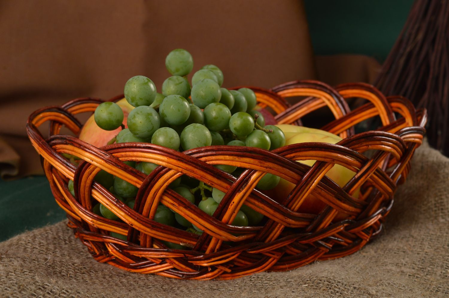 Handmade decor fruit bowl woven vase candy bowl home ideas decorative use only photo 1