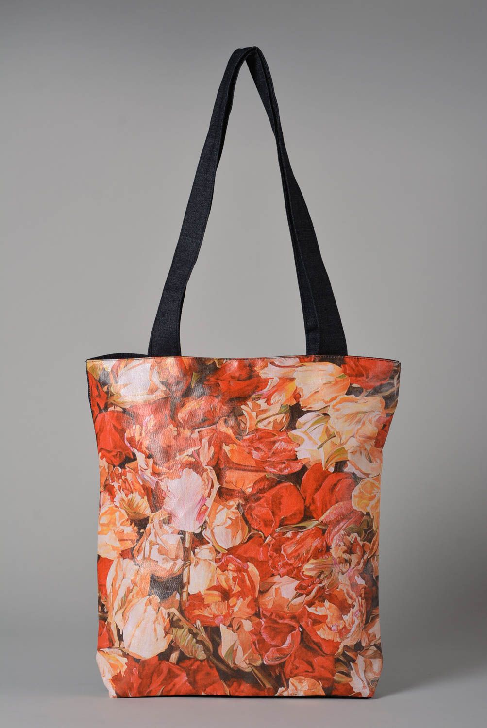 Джинсовая сумка ручной работы сумка для женщины сумка с рисунком красивая сумка фото 1