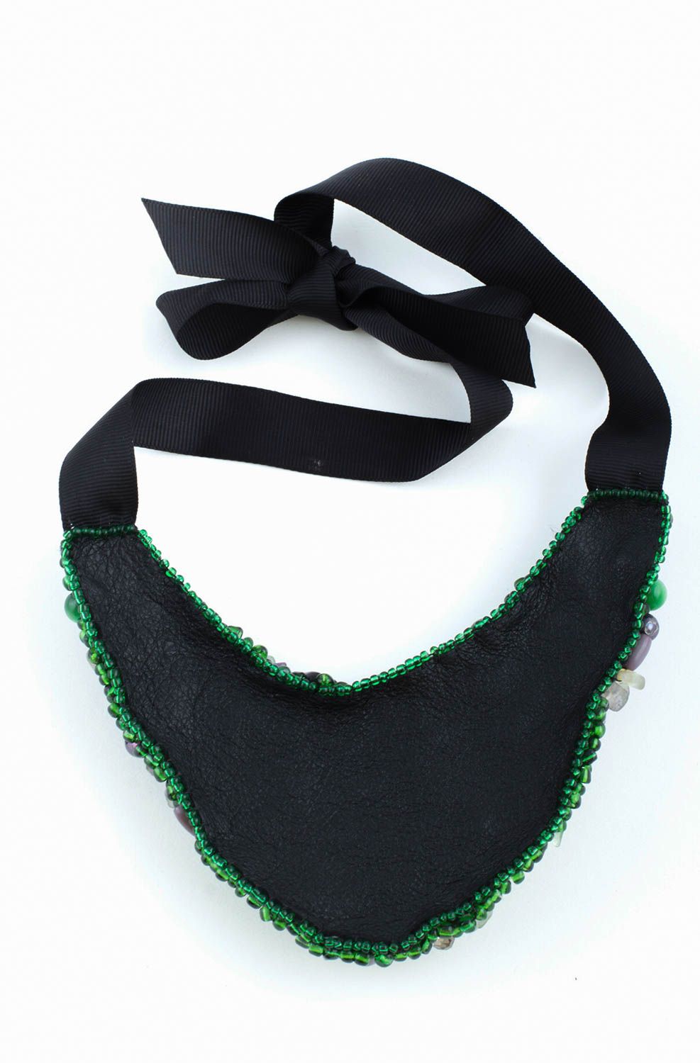 Handmade Perlen Schmuck Modeschmuck Halskette Geschenk für Frauen mit Naturstein foto 4