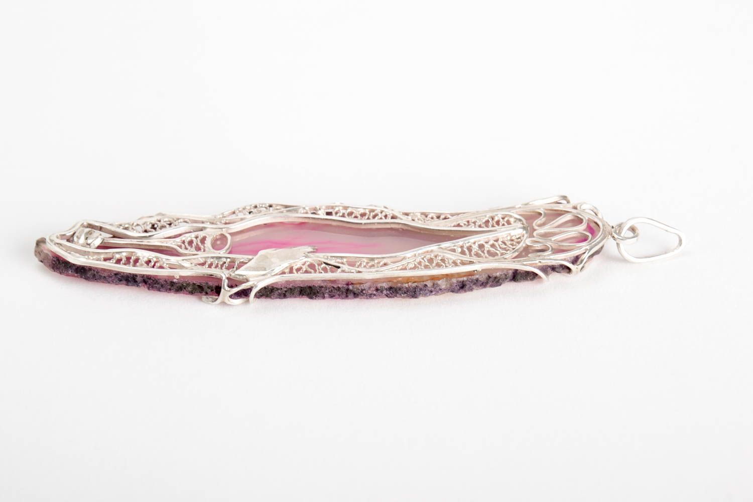 Schöner Schmuck Anhänger Geschenk für Frauen Halsketten Anhänger aus Silber fein foto 5