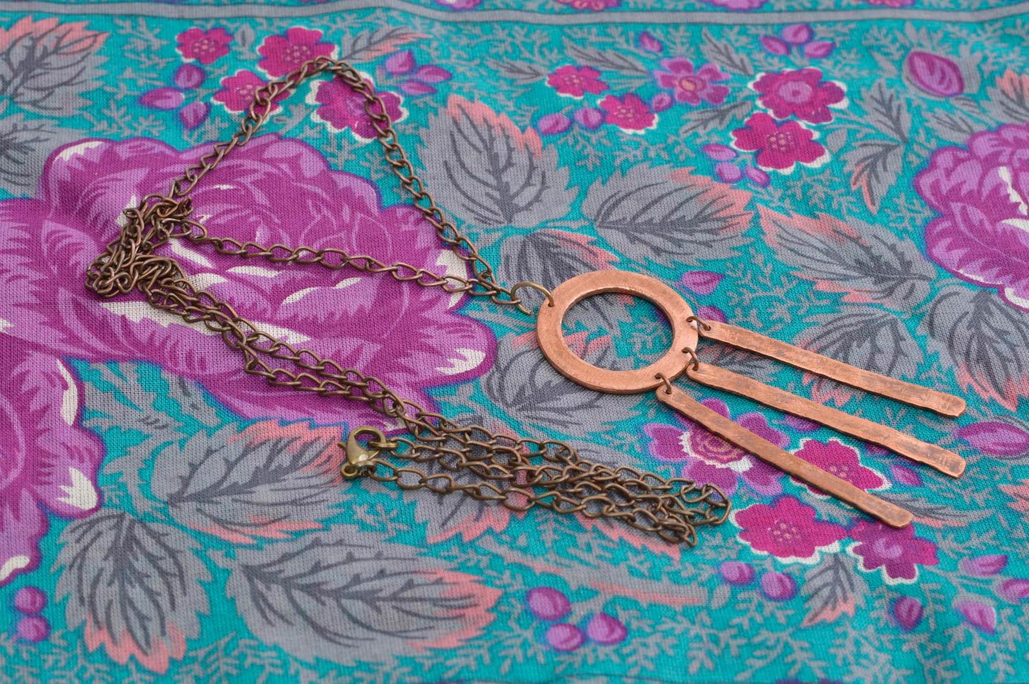 Copper pendant handmade pendant accessories for women beautiful pendant fashion  photo 2