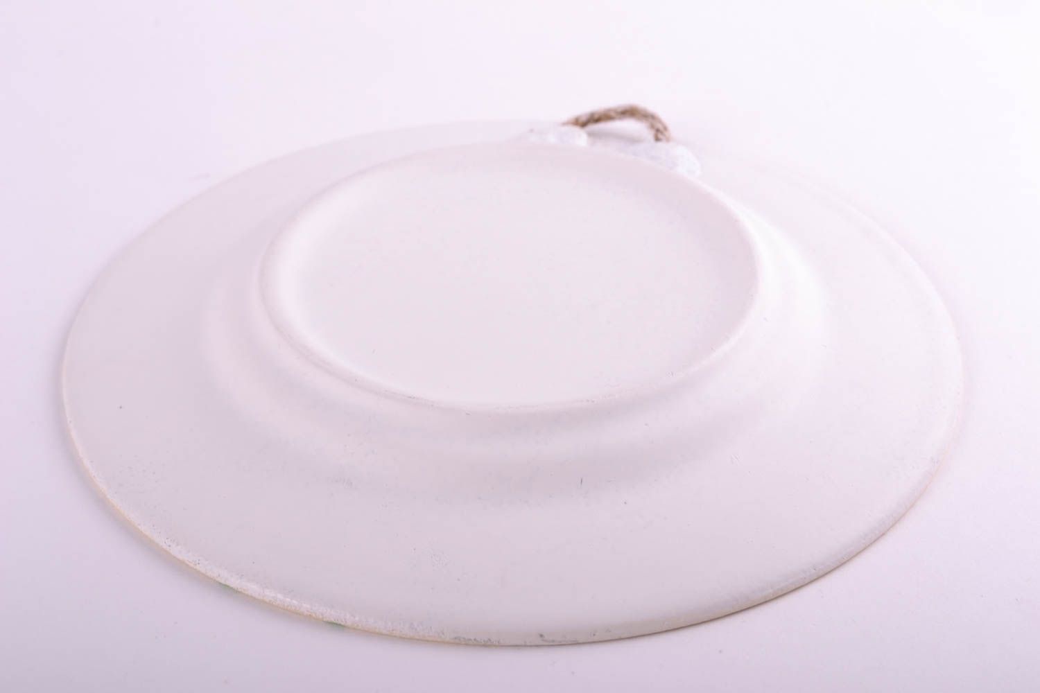 Handmade plate stylish decoupage kitchen accessory decorative use only photo 3