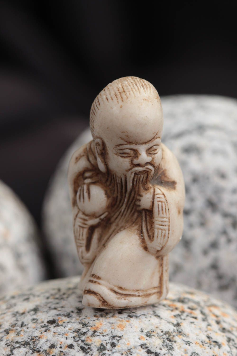 Figurine décorative fait main Petite statuette Tongfang Shuo Déco intérieur photo 1