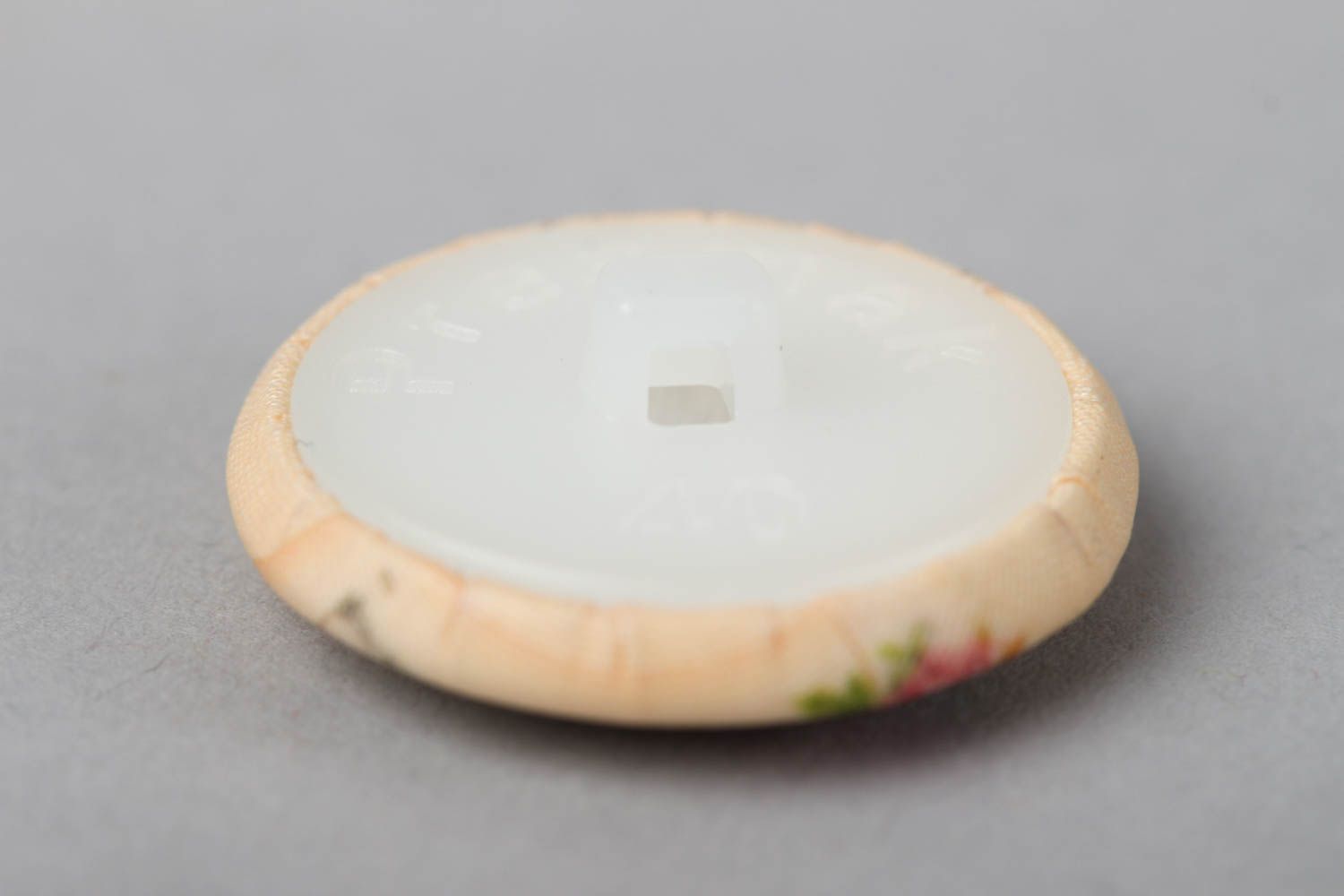 Unusual handmade plastic button for sewing handmade ideas fittings for clothes photo 3