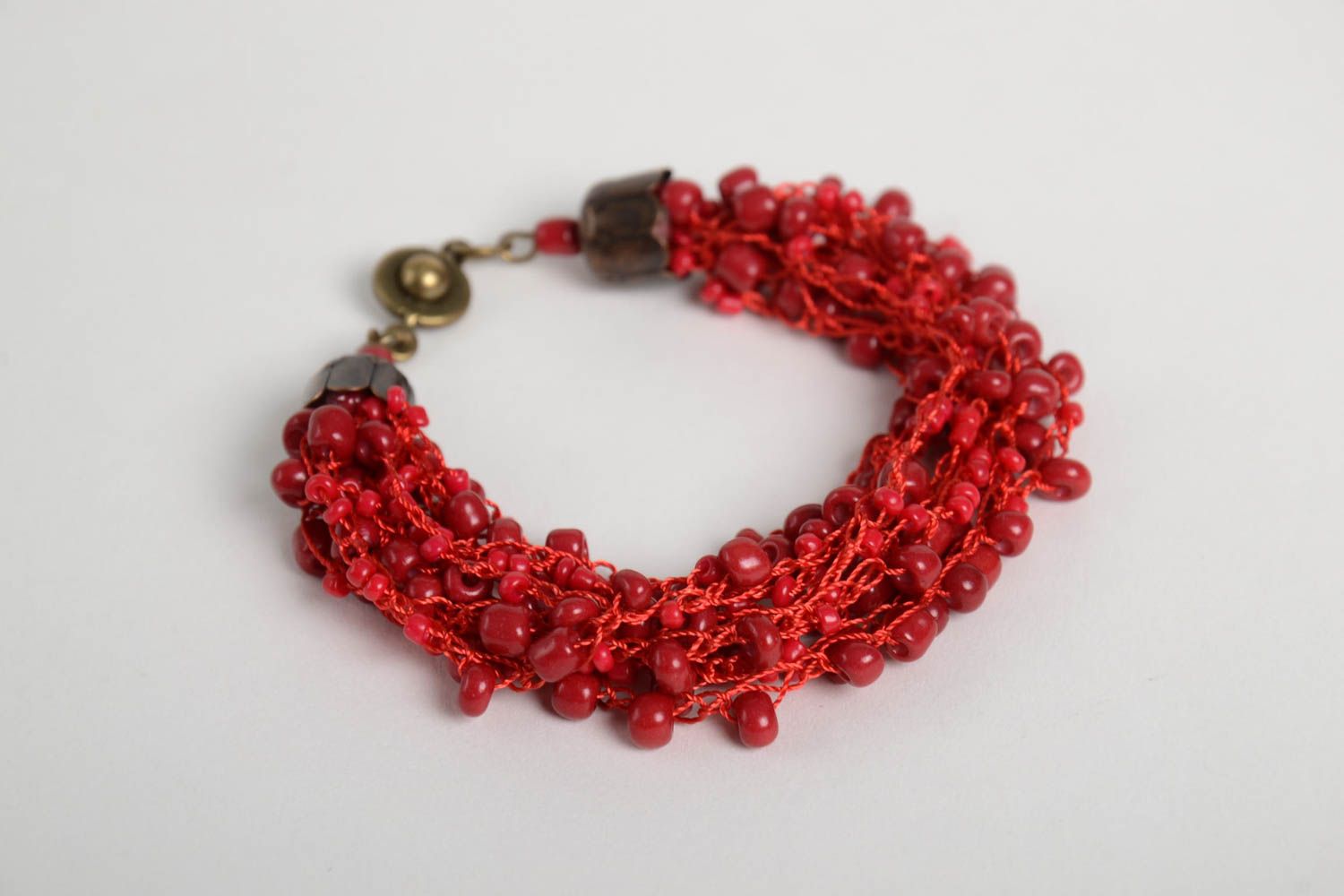 Handmade red elegant bracelet designer wrist bracelet fashion bracelet photo 4