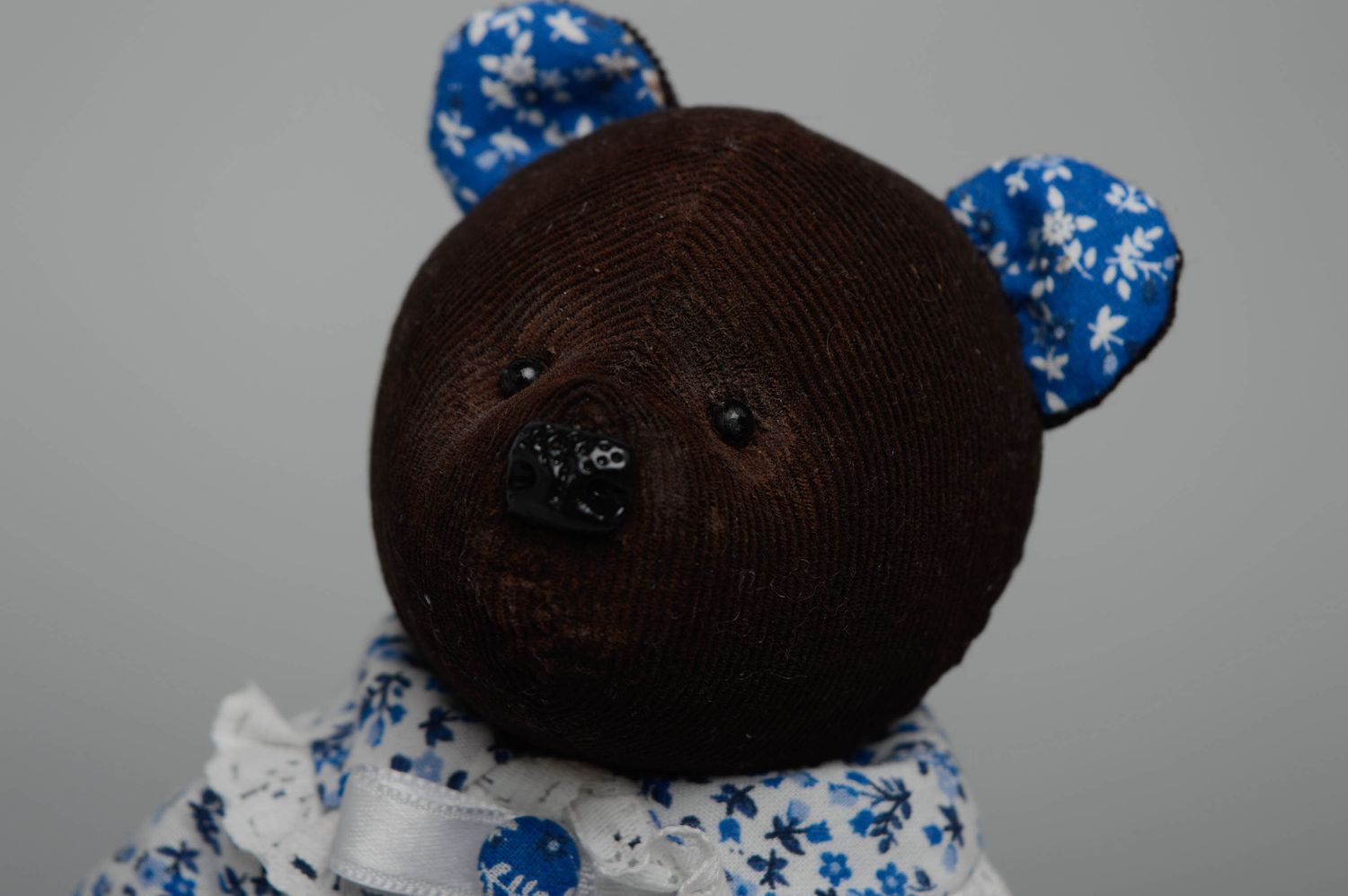 Мягкая игрушка медведь из ткани фото 4