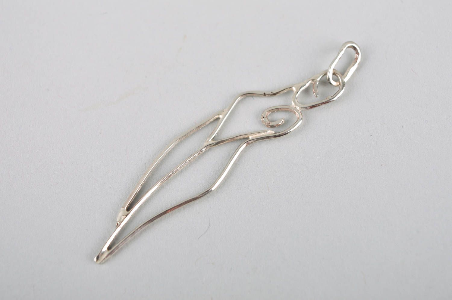 Handmade pendant metal pendant designer accessory unusual gift beautiful jewelry photo 3