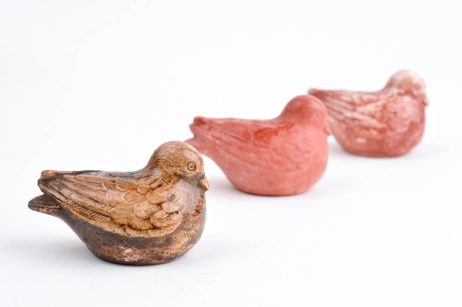 Figura de yeso hecha a mano regalo original decoración de interior Pájaro foto 4