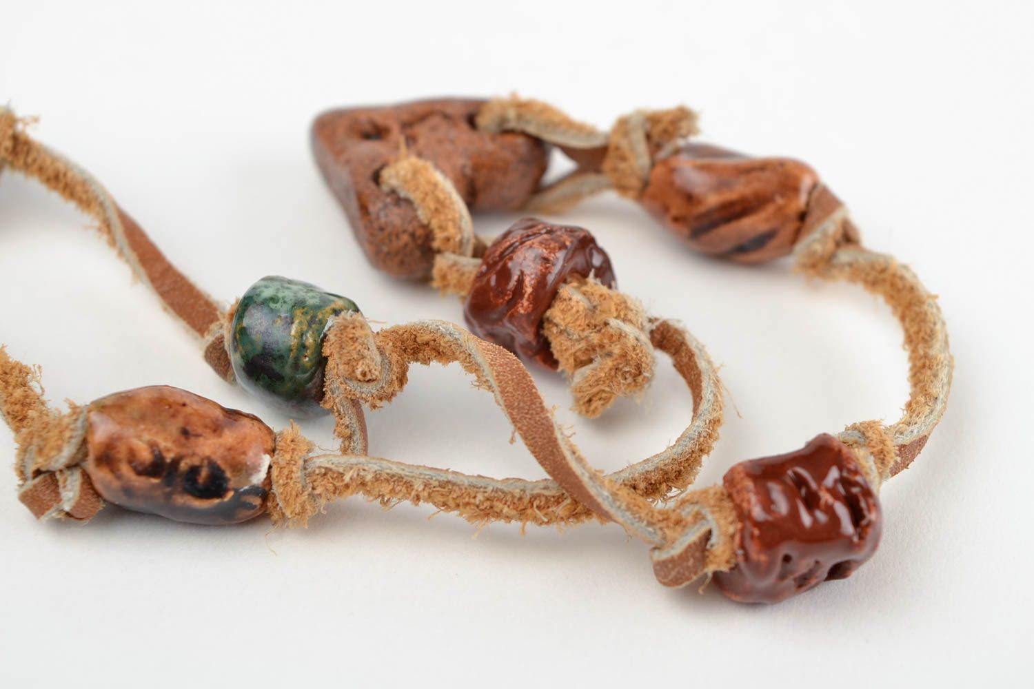 Handmade pendant designer pendant ceramic accessory unusual jewelry gift ideas photo 5