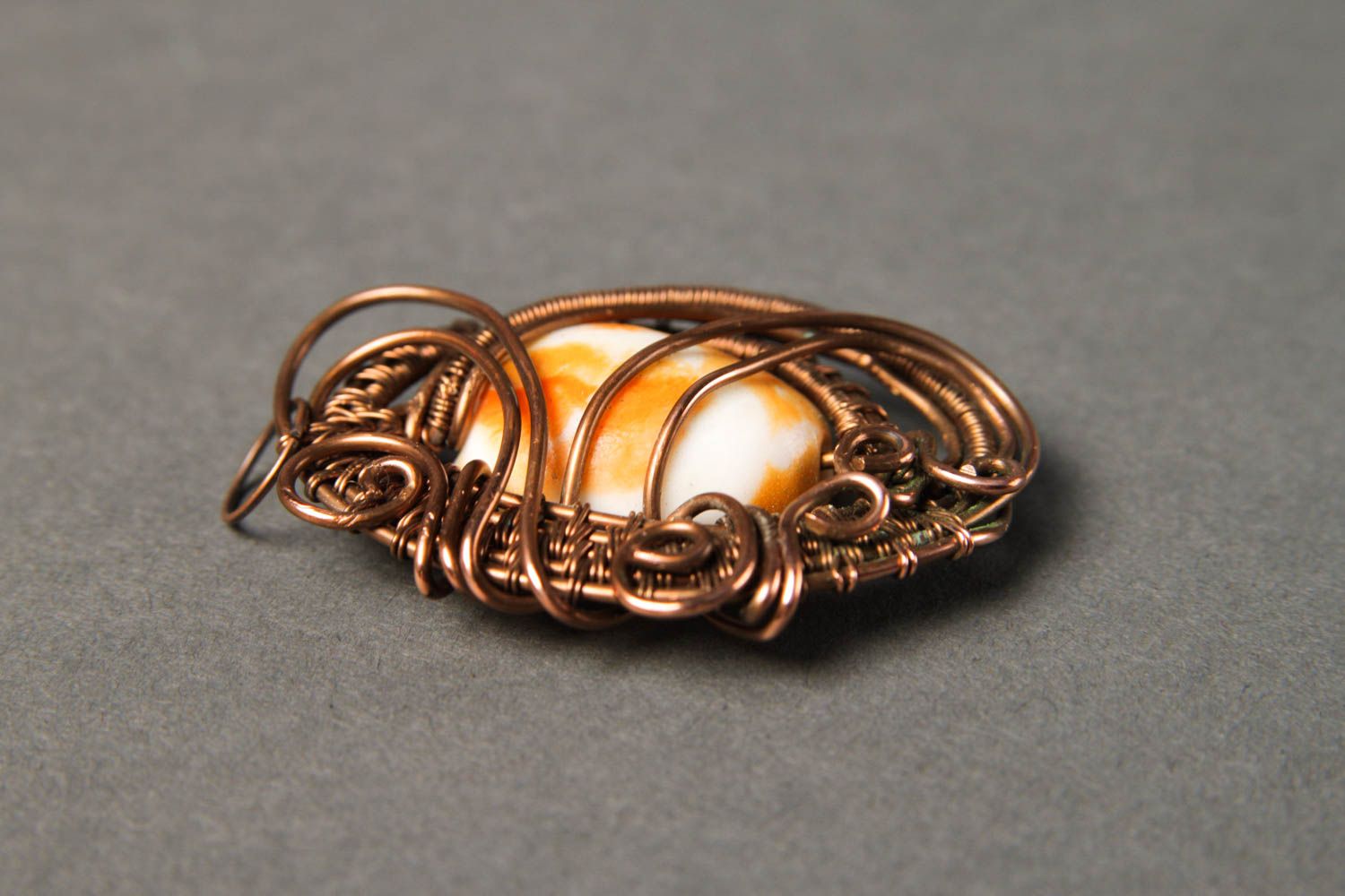 Stylish handmade copper pendant fashion accessories metal jewelry designs photo 5