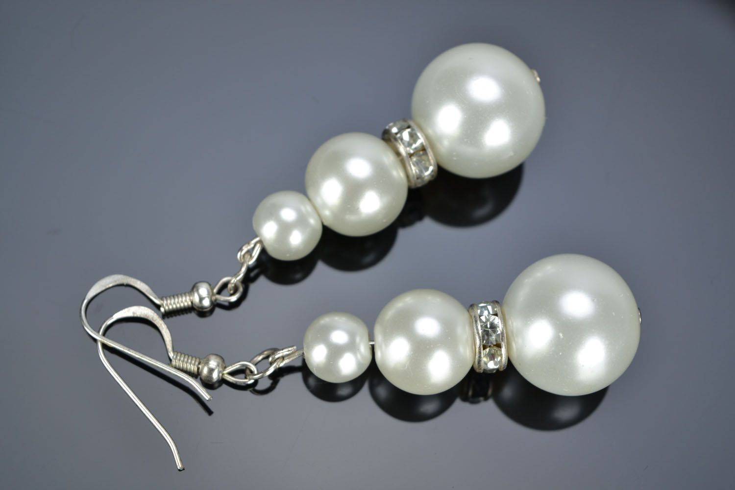 Long Earrings Pearls photo 1
